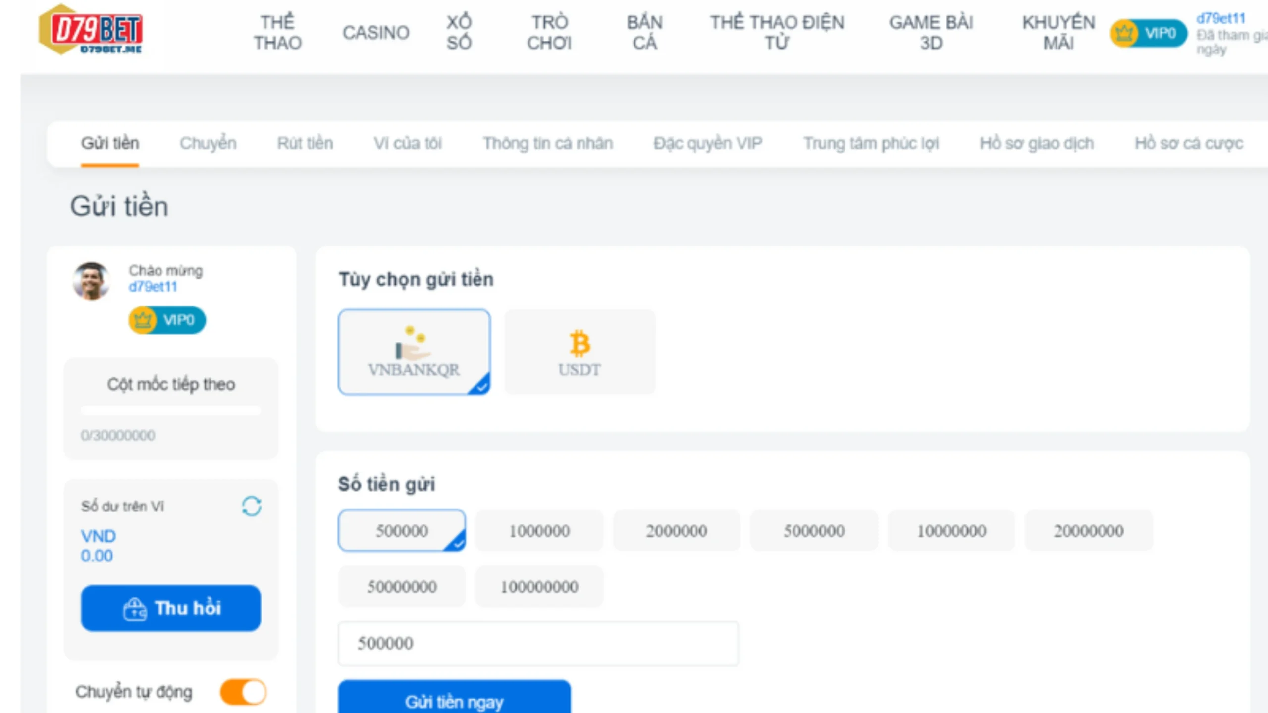 Hướng dẫn giao dịch trên nhà cái D79bet